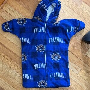 Villanova Blue Baby Swaddle Blanket